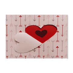 Valentine Day Heart Love Logo Crystal Sticker (a4)