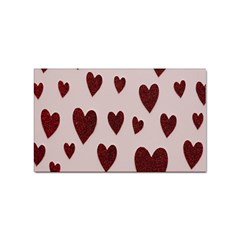 Valentine Day Heart Love Pattern Sticker Rectangular (100 Pack) by artworkshop