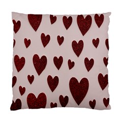 Valentine Day Heart Love Pattern Standard Cushion Case (two Sides) by artworkshop