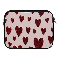 Valentine Day Heart Love Pattern Apple Ipad 2/3/4 Zipper Cases by artworkshop