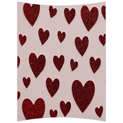 Valentine Day Heart Love Pattern Back Support Cushion by artworkshop