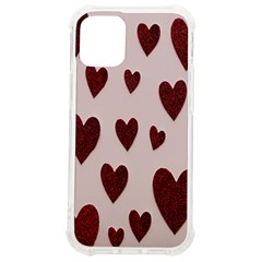 Valentine Day Heart Love Pattern Iphone 12 Mini Tpu Uv Print Case	