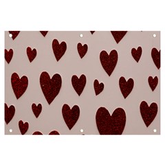 Valentine Day Heart Love Pattern Banner And Sign 6  X 4  by artworkshop