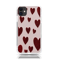 Valentine Day Heart Love Pattern Iphone 11 Tpu Uv Print Case by artworkshop