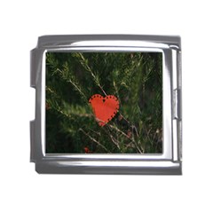 Valentine Day Heart Love Mega Link Italian Charm (18mm) by artworkshop