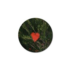 Valentine Day Heart Love Golf Ball Marker by artworkshop