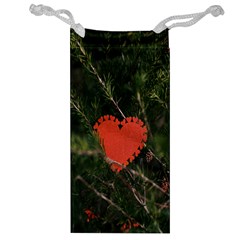 Valentine Day Heart Love Jewelry Bag by artworkshop