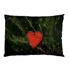 Valentine Day Heart Love Pillow Case by artworkshop