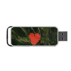 Valentine Day Heart Love Portable Usb Flash (one Side) by artworkshop