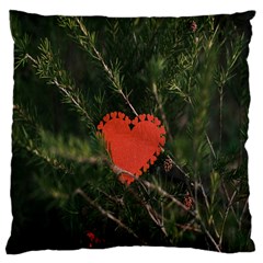 Valentine Day Heart Love Large Cushion Case (two Sides) by artworkshop