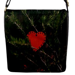 Valentine Day Heart Love Flap Closure Messenger Bag (s) by artworkshop