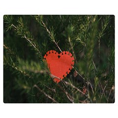 Valentine Day Heart Love Premium Plush Fleece Blanket (medium) by artworkshop