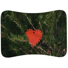 Valentine Day Heart Love Velour Seat Head Rest Cushion by artworkshop