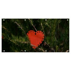 Valentine Day Heart Love Banner And Sign 8  X 4 