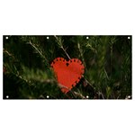 Valentine Day Heart Love Banner and Sign 8  x 4  Front