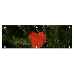 Valentine Day Heart Love Banner And Sign 6  X 2  by artworkshop