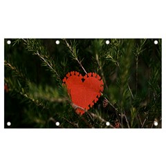 Valentine Day Heart Love Banner And Sign 7  X 4 