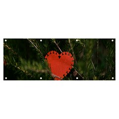 Valentine Day Heart Love Banner And Sign 8  X 3 