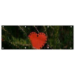 Valentine Day Heart Love Banner And Sign 9  X 3 