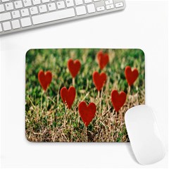 Valentine Day Heart Pattern Love Small Mousepad by artworkshop