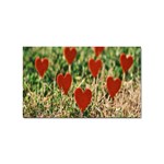 Valentine Day Heart Pattern Love Sticker (Rectangular) Front