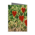 Valentine Day Heart Pattern Love Mini Greeting Card Right