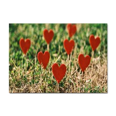 Valentine Day Heart Pattern Love Sticker A4 (10 Pack) by artworkshop