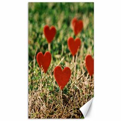 Valentine Day Heart Pattern Love Canvas 40  X 72  by artworkshop