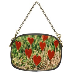 Valentine Day Heart Pattern Love Chain Purse (two Sides) by artworkshop