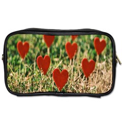 Valentine Day Heart Pattern Love Toiletries Bag (one Side) by artworkshop