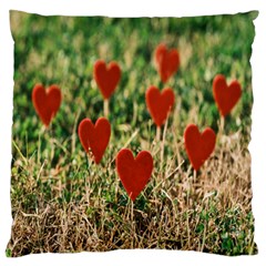 Valentine Day Heart Pattern Love Standard Premium Plush Fleece Cushion Case (two Sides) by artworkshop