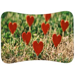 Valentine Day Heart Pattern Love Velour Seat Head Rest Cushion by artworkshop