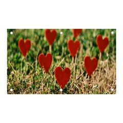 Valentine Day Heart Pattern Love Banner And Sign 5  X 3  by artworkshop