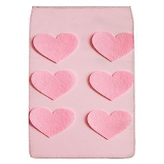 Valentine Day Heart Pattern Pink Removable Flap Cover (l) by artworkshop