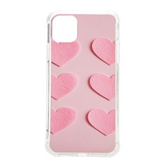 Valentine Day Heart Pattern Pink Iphone 11 Pro Max 6 5 Inch Tpu Uv Print Case