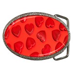 Valentine Day Heart Pattern  Belt Buckles Front