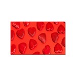 Valentine Day Heart Pattern  Sticker (Rectangular) Front