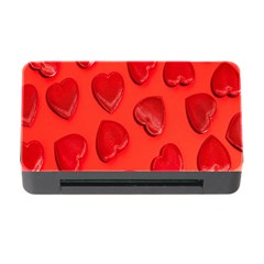 Valentine Day Heart Pattern  Memory Card Reader With Cf by artworkshop