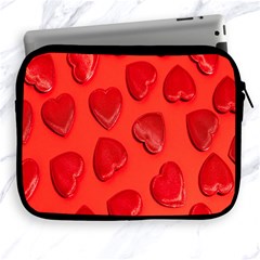 Valentine Day Heart Pattern  Apple Ipad 2/3/4 Zipper Cases by artworkshop