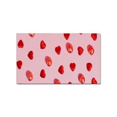 Valentine Day Heart Pattern Sticker (rectangular) by artworkshop