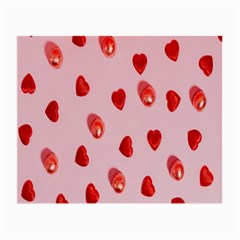 Valentine Day Heart Pattern Small Glasses Cloth by artworkshop