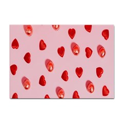 Valentine Day Heart Pattern Sticker A4 (10 Pack) by artworkshop