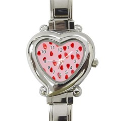 Valentine Day Heart Pattern Heart Italian Charm Watch by artworkshop