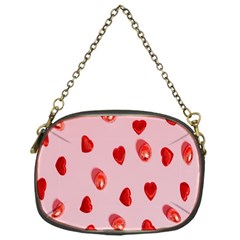 Valentine Day Heart Pattern Chain Purse (one Side) by artworkshop