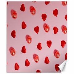 Valentine Day Heart Pattern Canvas 20  X 24 