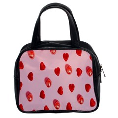 Valentine Day Heart Pattern Classic Handbag (two Sides) by artworkshop