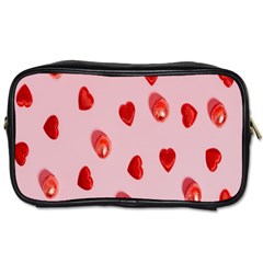 Valentine Day Heart Pattern Toiletries Bag (two Sides) by artworkshop