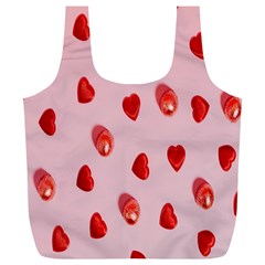 Valentine Day Heart Pattern Full Print Recycle Bag (xl) by artworkshop