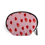 Valentine Day Heart Pattern Accessory Pouch (Small) Front