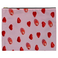 Valentine Day Heart Pattern Cosmetic Bag (xxxl) by artworkshop